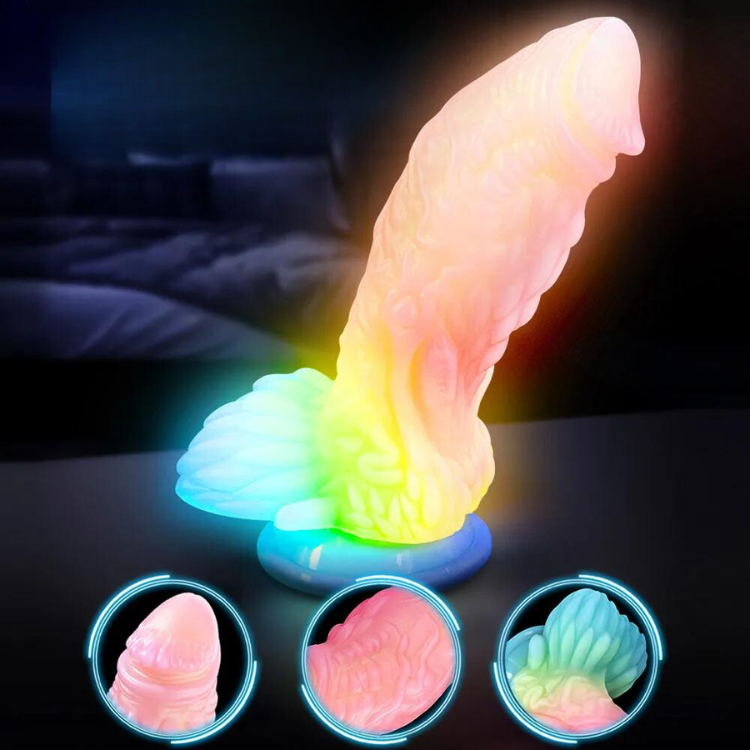 Candy Color Glow In The Dark Dildo