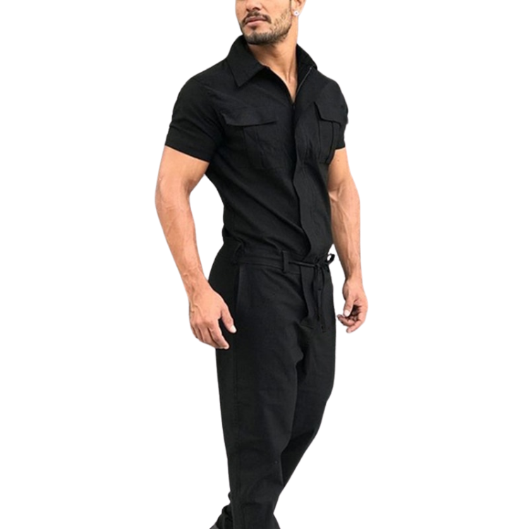 Casual Men's Uniform Workwear Jumpsuit