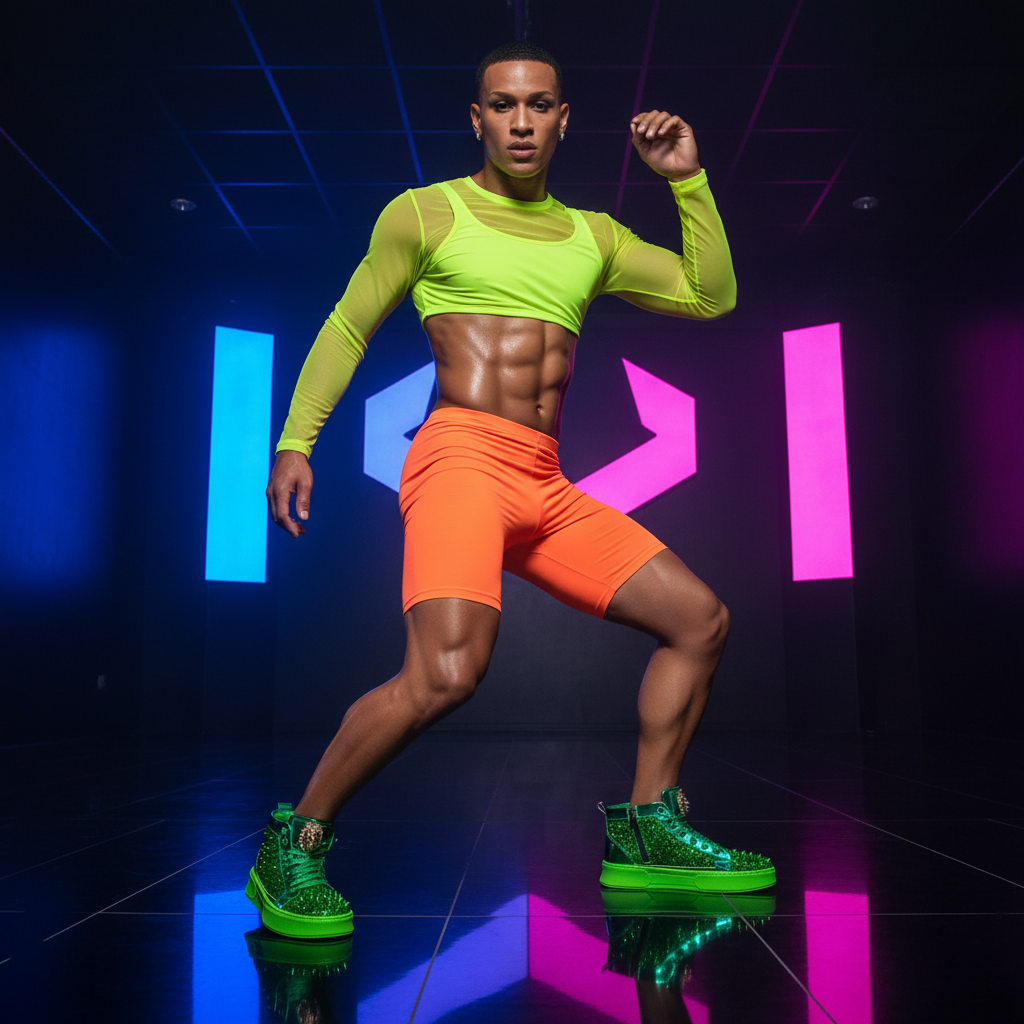 Circuit Party High Top Sneakers