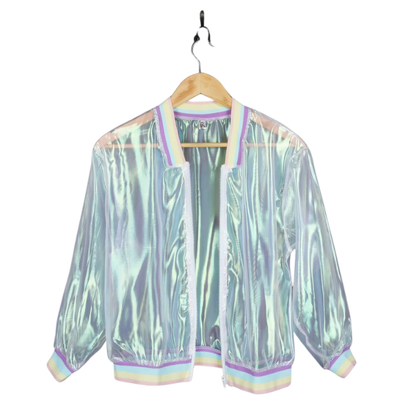 Cosmic Femme Iridescent Glow Coat