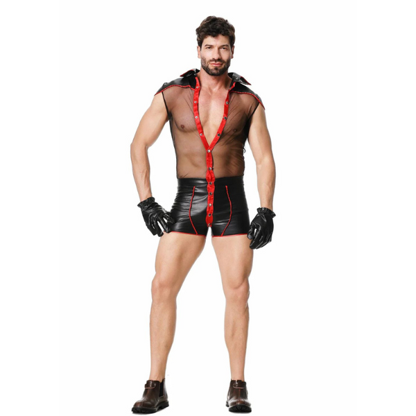 Devil's Play Fiery Mesh Costume