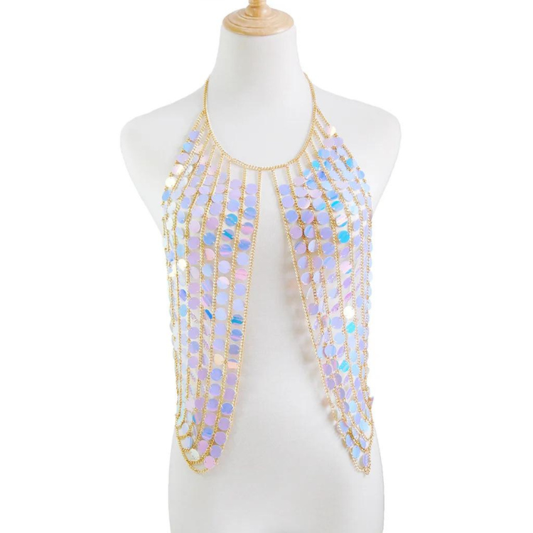 Disco Glitz Sequin Dazzler Cover-Up