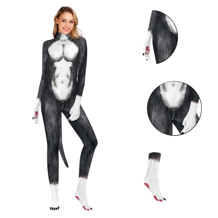 Elastic Full-Body Animalistic Zentai Bodysuit