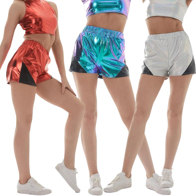 Red Electrifying  Excitement Rave Shorts by Out Of Stock sold by Queer In The World: The Shop - LGBT Merch Fashion