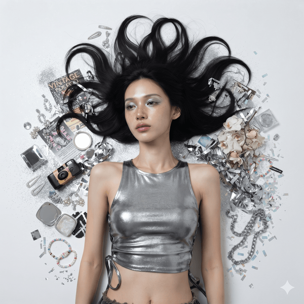 Electroclash Lace-Up Tank