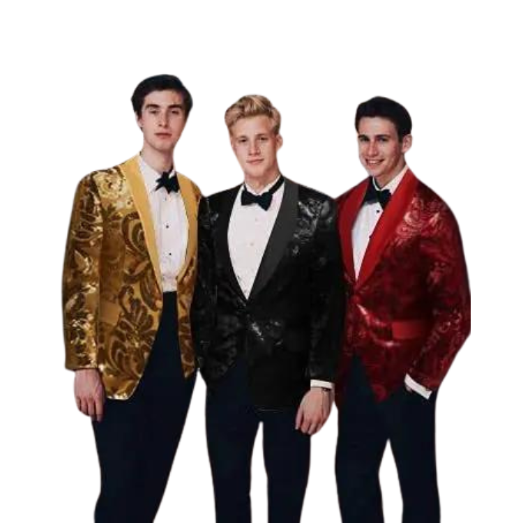 Gold Elegant Floral Sequins Blazer by Out Of Stock sold by Queer In The World: The Shop - LGBT Merch Fashion