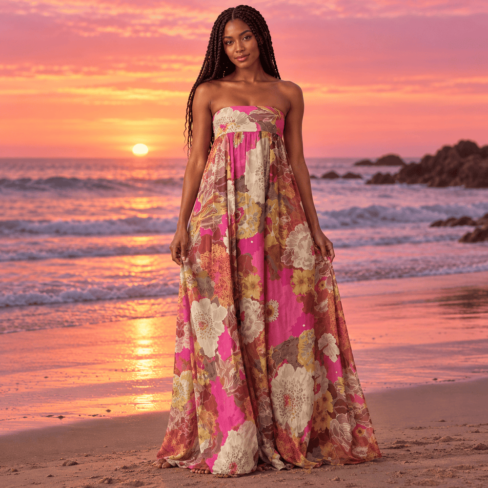 Endless Summer Strapless Maxi Dress