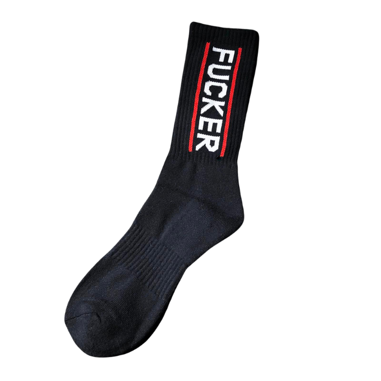 FUCKER Thickened Mid-Length Socks
