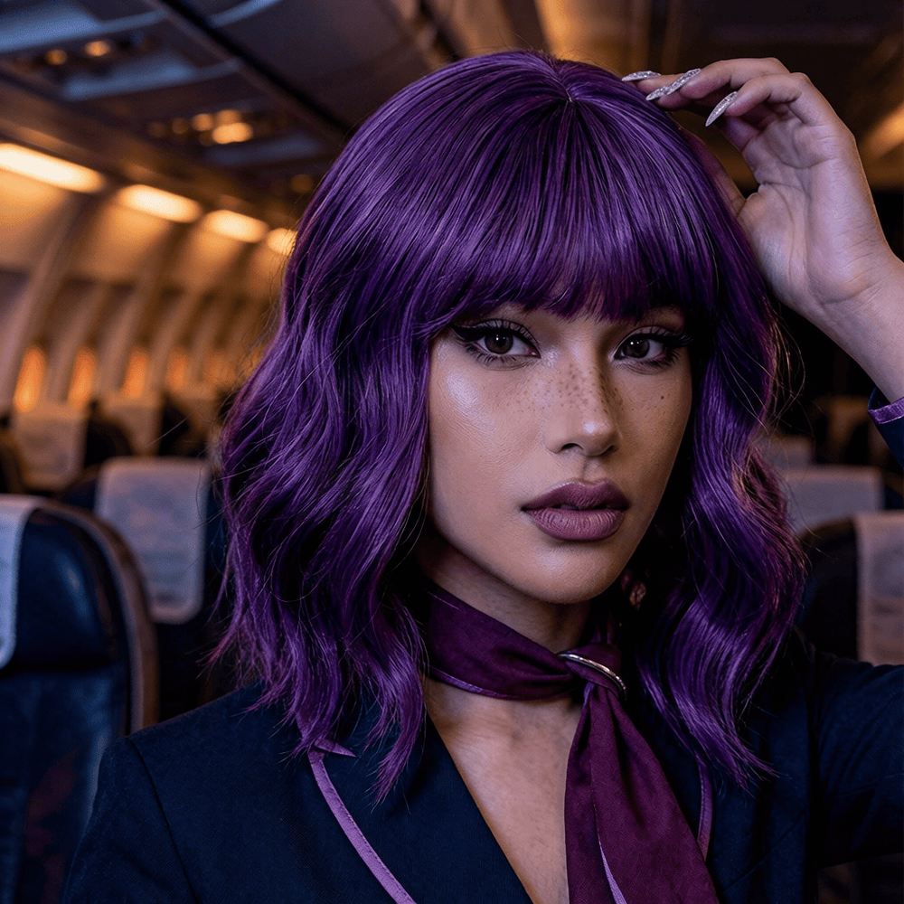 First Class Purser Drag Wig
