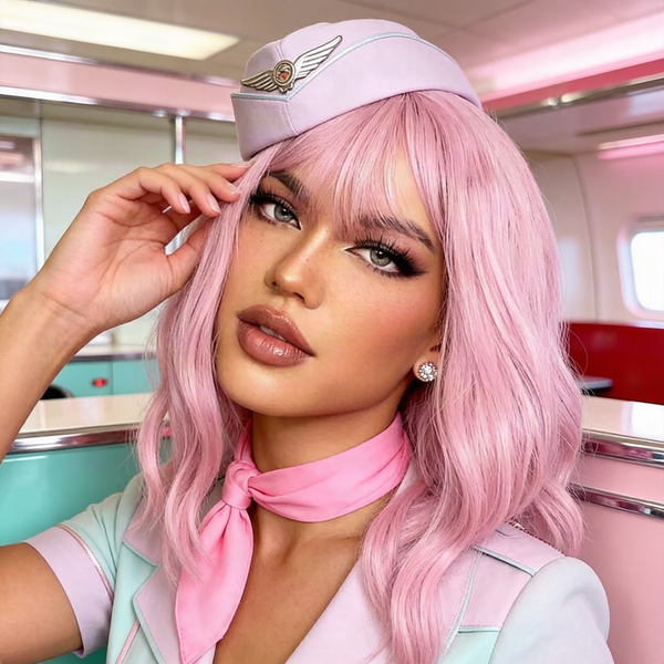 First Class Purser Drag Wig