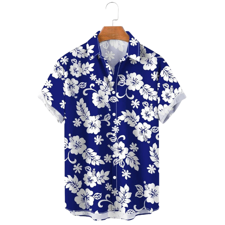 Floral Fantasy Men's Casual Shirt