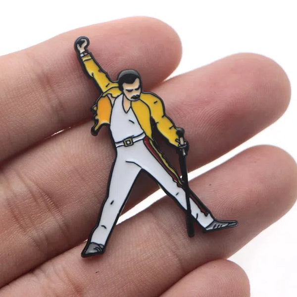  Freddie Mercury Enamel Pin by Queer In The World sold by Queer In The World: The Shop - LGBT Merch Fashion