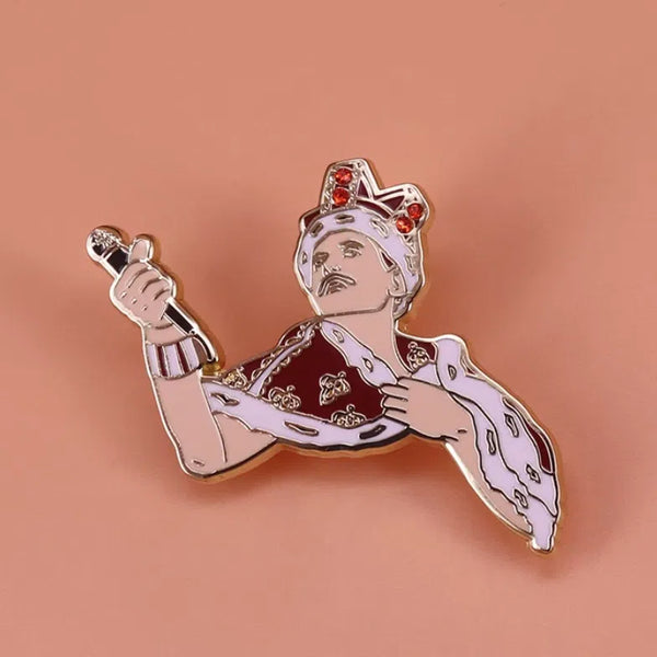  Freddie Mercury Enamel Pin by Queer In The World sold by Queer In The World: The Shop - LGBT Merch Fashion