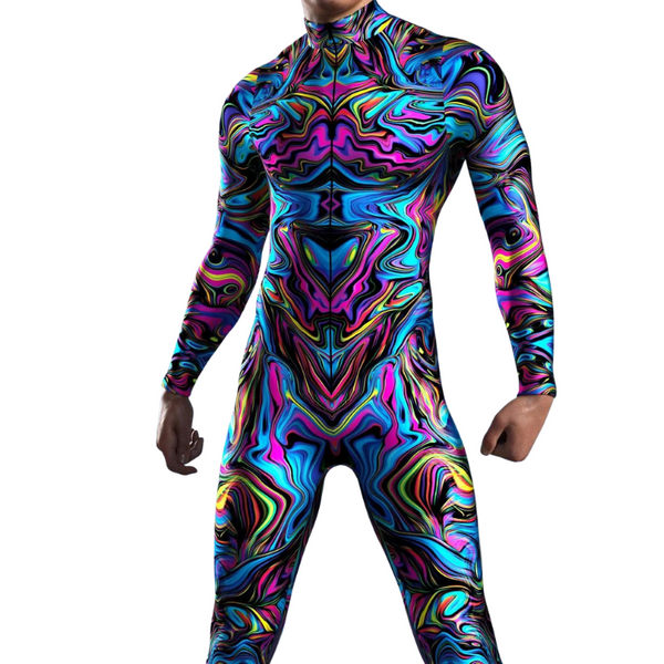 Full Body Colorburst Zentai Suit