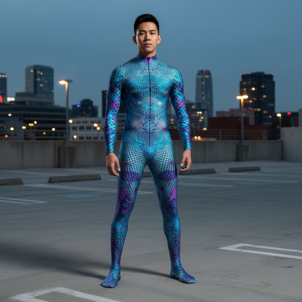Full Body Colorburst Zentai Suit