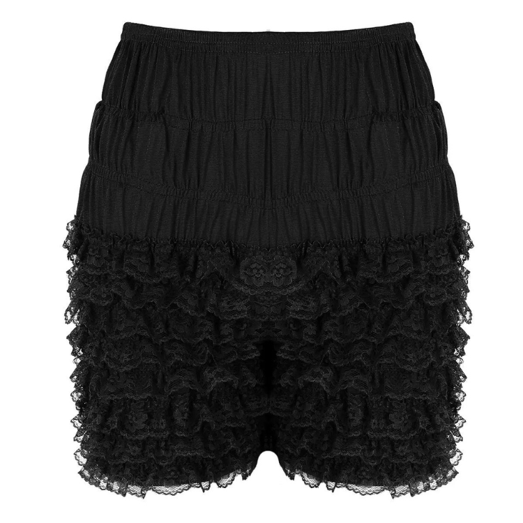 Genderfluid Layered Frilly Lace Bloomer Shorts