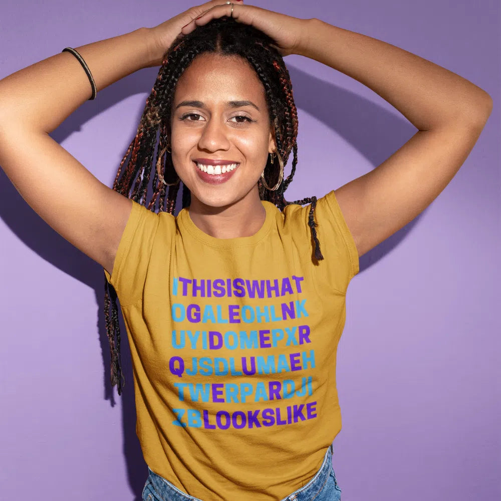 Black This Is What Genderqueer Looks Like T-Shirt by Queer In The World Originals sold by Queer In The World: The Shop - LGBT Merch Fashion