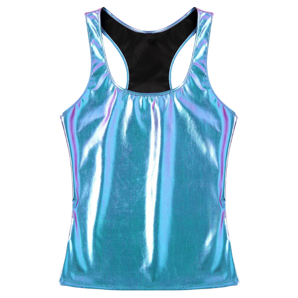 Glam Metallic Rave Top