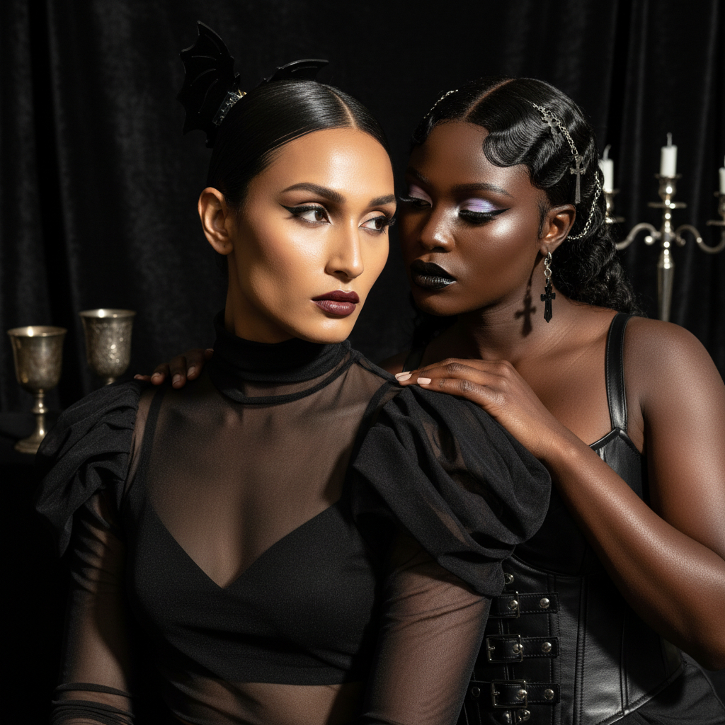 Gothic Glam Bat Hair Claw