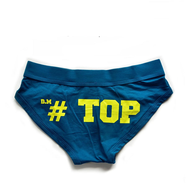 Blue #TOP Briefs by Queer In The World sold by Queer In The World: The Shop - LGBT Merch Fashion