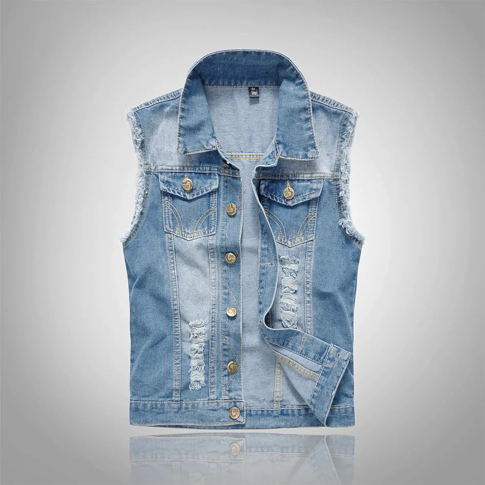 Rebel Hue Denim Vest