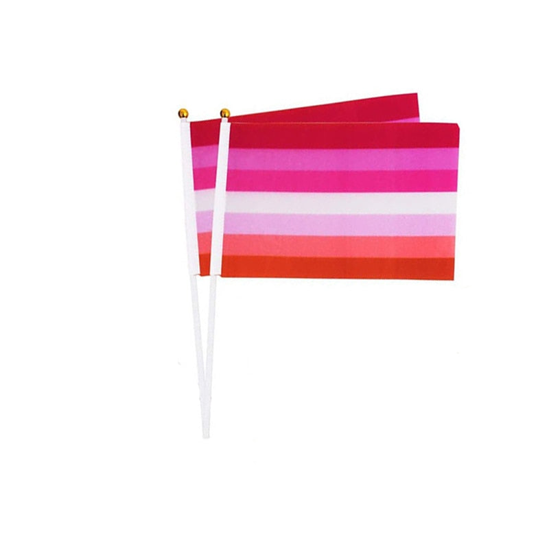 25 Lesbian Handheld Pride Flags