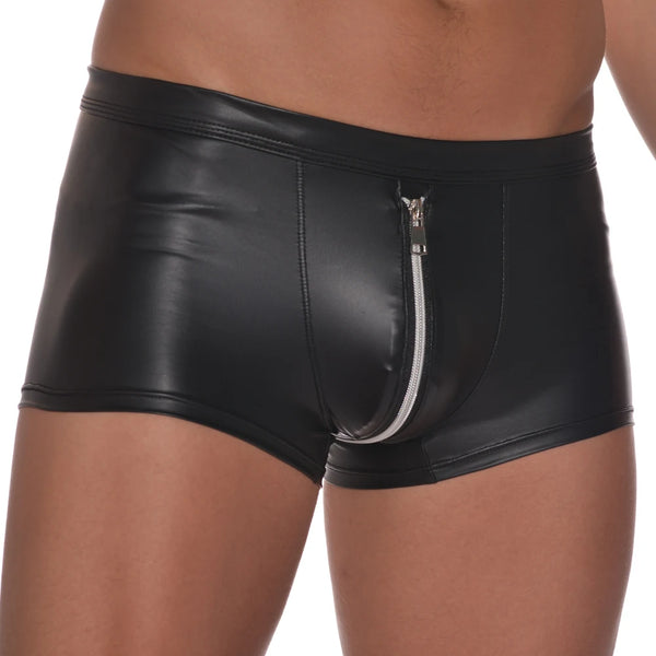 Latex Zip Fetish Boxers