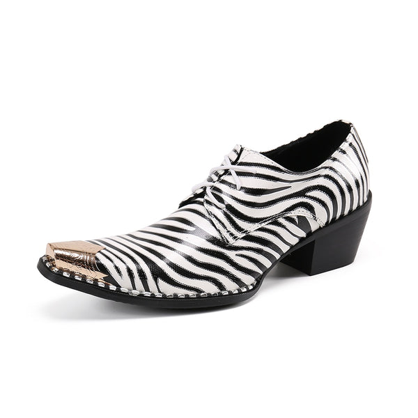 Zebra Funk Dress Shoes
