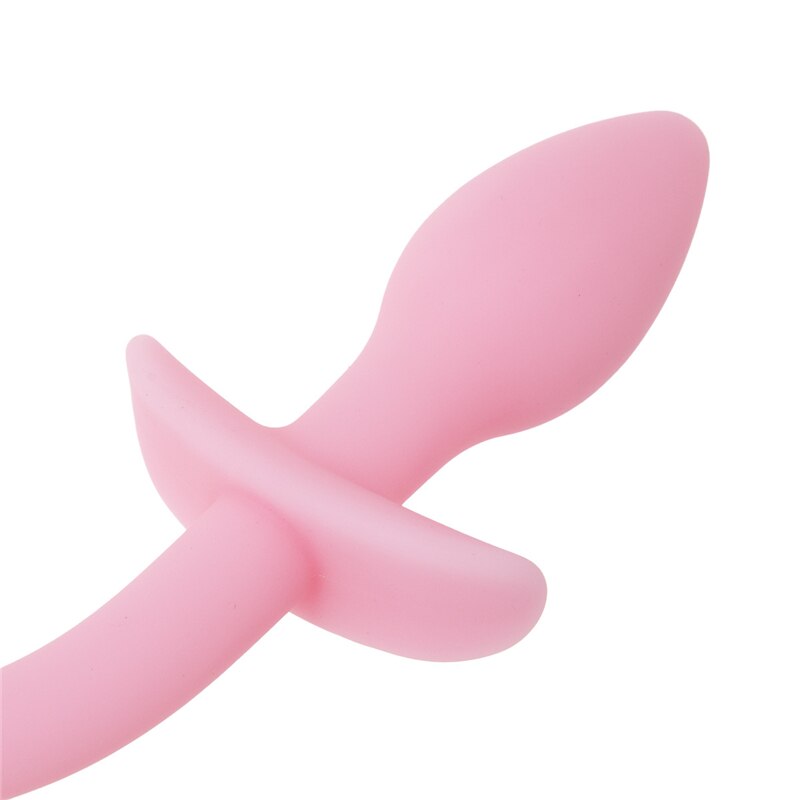 Luminous Soft Silicone Dog Tail Butt Plug  Queer In The World: The Shop