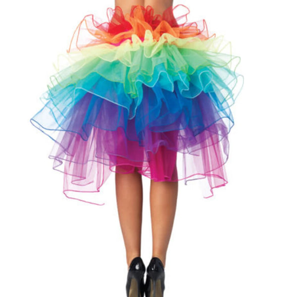 Neon Rainbow Tutu Rave Dance Skirt