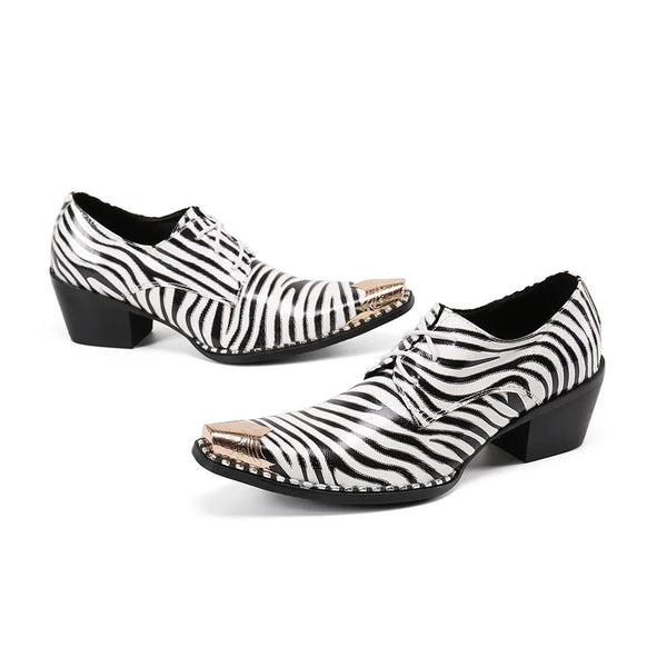 Zebra Funk Dress Shoes