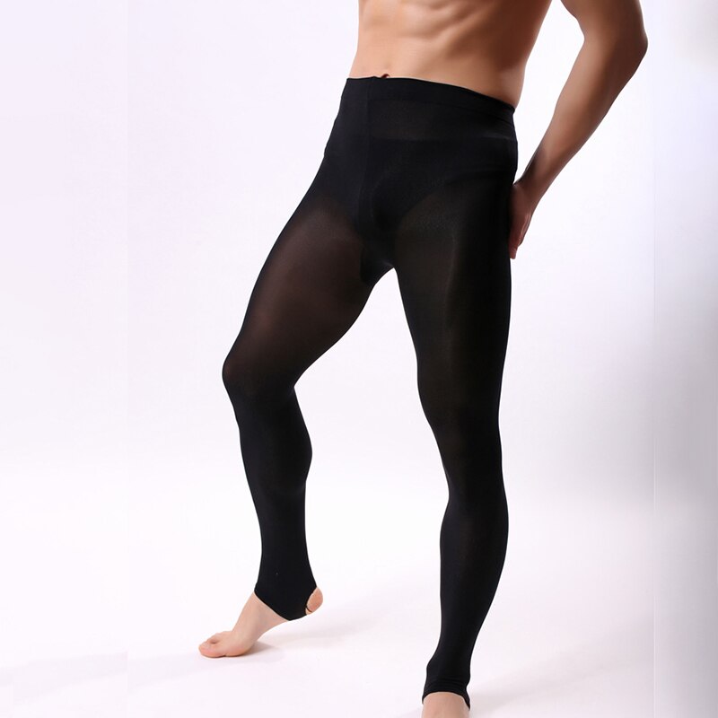 Men's Thick Pantyhose Elastic Socks