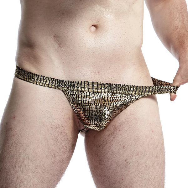Silver Snakeskin Jockstrap by Queer In The World sold by Queer In The World: The Shop - LGBT Merch Fashion