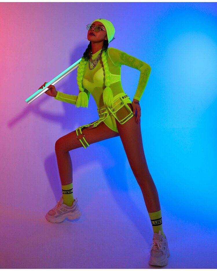 Fierce Neon Green Rave Outfit Queer In The World: The Shop Fierce Neon Green Rave Outfit Queer In The World: The Shop