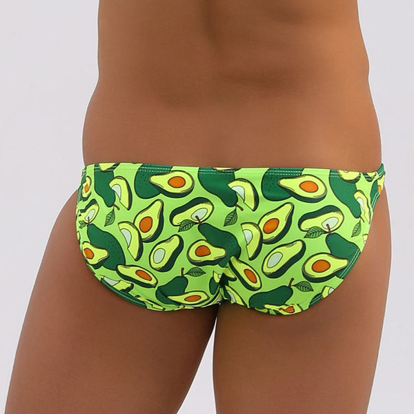  Cute Avocado Swim Briefs by Queer In The World sold by Queer In The World: The Shop - LGBT Merch Fashion