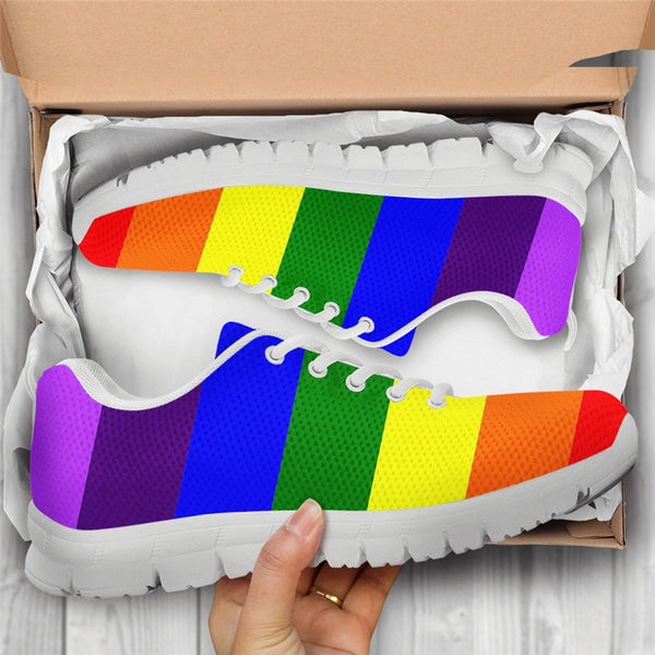  Gay Pride Men's Sneakers by Queer In The World sold by Queer In The World: The Shop - LGBT Merch Fashion