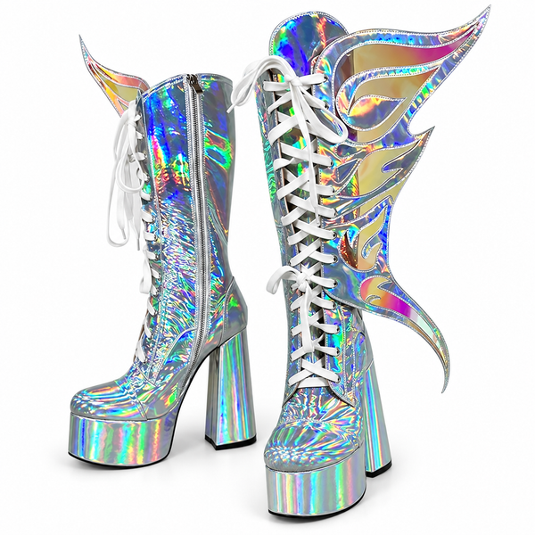 Heaven Can Wait Platform Boots