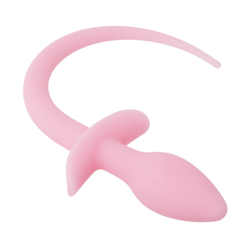Luminous Soft Silicone Dog Tail Butt Plug Queer In The World: The Shop Luminous Soft Silicone Dog Tail Butt Plug Queer In The World: The Shop