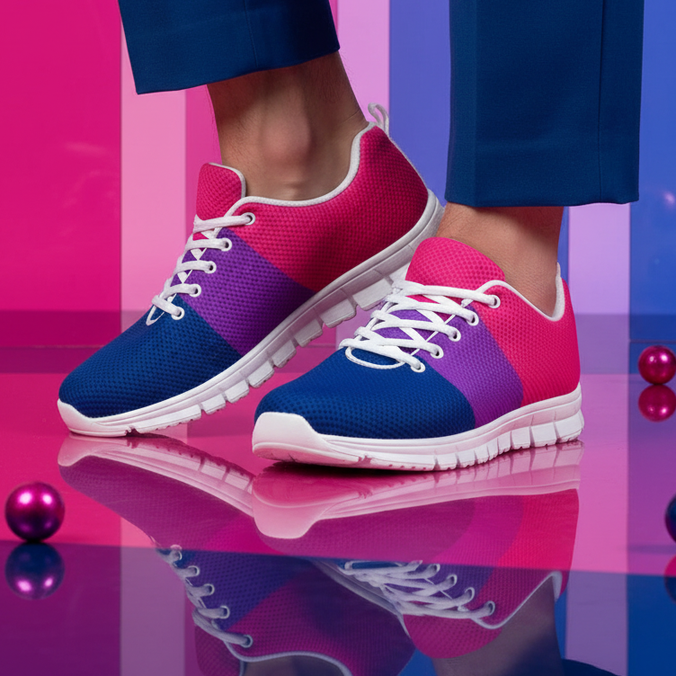 Bisexual Pride Men's Sneakers