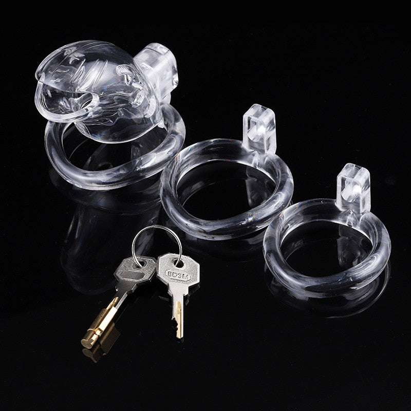 Silicone Cock Cage for beginners 3.15 inches and 3.74 inches long