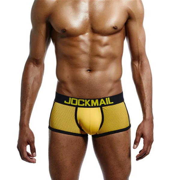 Jockmail Coloured Mesh Boxers (4 Pack)