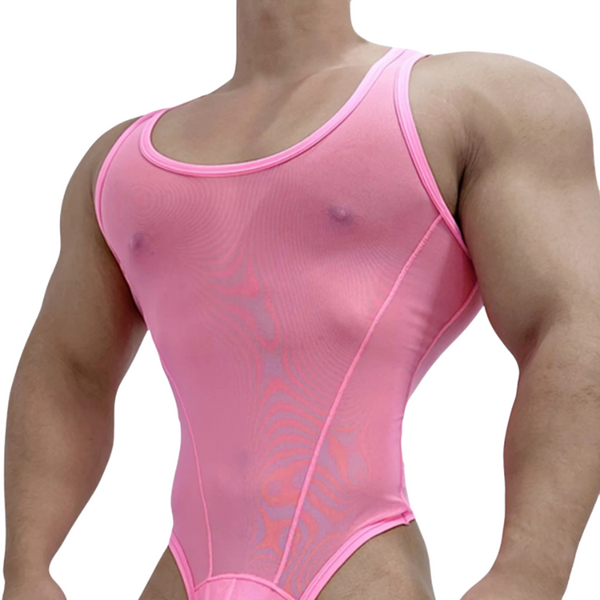 Jockmail Gay Rave See-Through Bodysuit