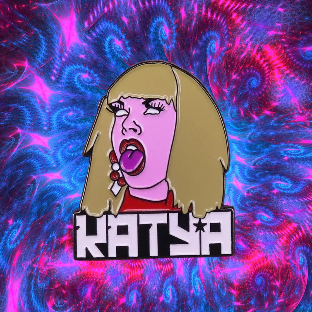  Katya Enamel Pin by Queer In The World sold by Queer In The World: The Shop - LGBT Merch Fashion