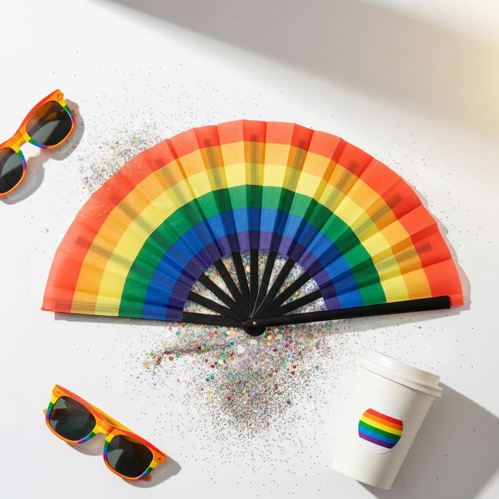 LGBT Pride Folding Fan
