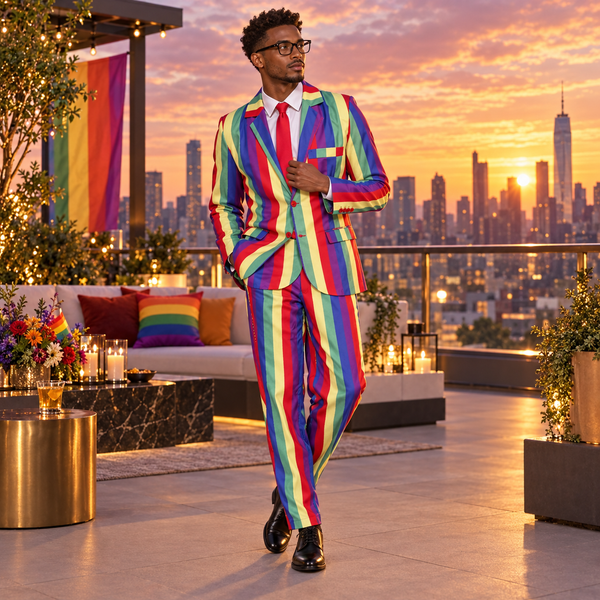 LGBT Rainbow Suit Costume