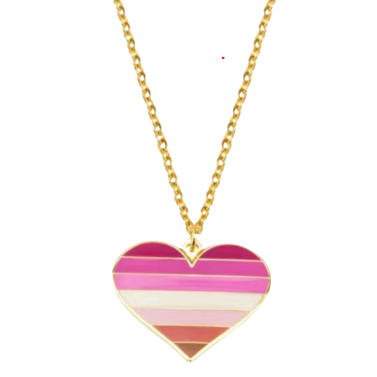 Lesbian Pride Love Necklace