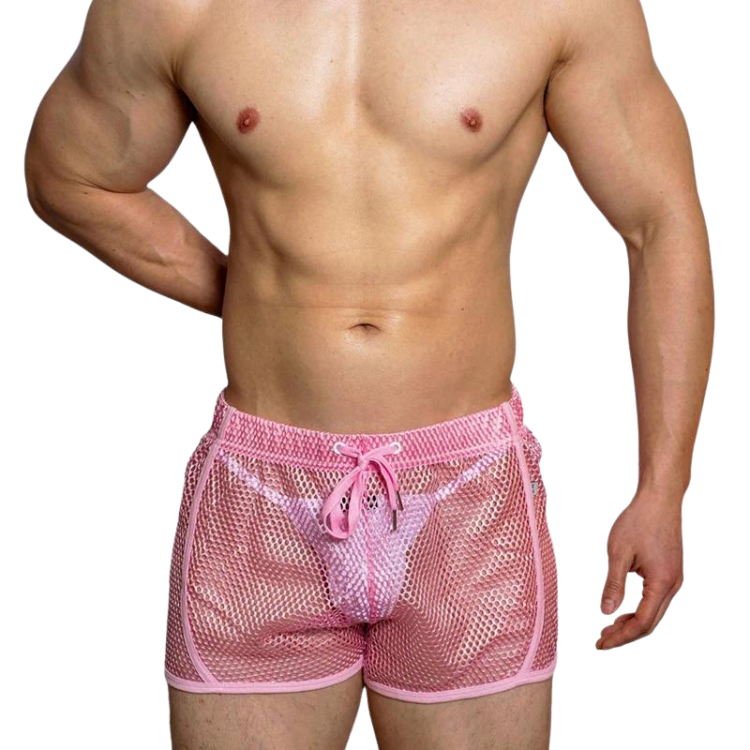 Loose Fit Sexy Mesh Boxers