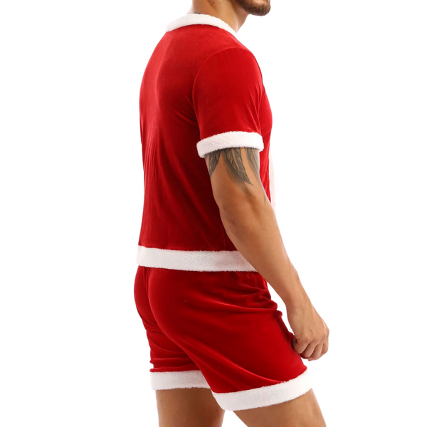 Mens Christmas Santa Claus Costume