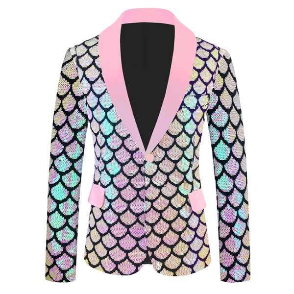 Mermaid Chic Shimmer Blazer