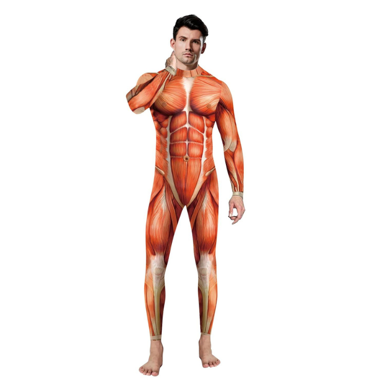 Muscle Nude Bodysuit